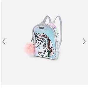 Justice Flip Sequin Unicorn Mini Backpack